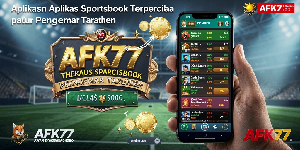 Screenshot utama AFK77 yang menampilkan pengalaman taruhan olahraga.