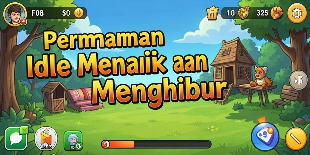 Tampilan gameplay Idle F08 yang menarik dan seru.