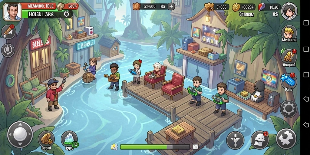 Tampilan gameplay H03 yang santai dan mengasyikkan.