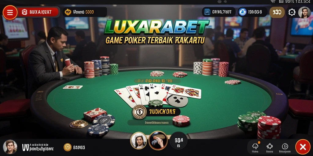 Gameplay Poker yang mendebarkan dan interaktif di LUXARABET.