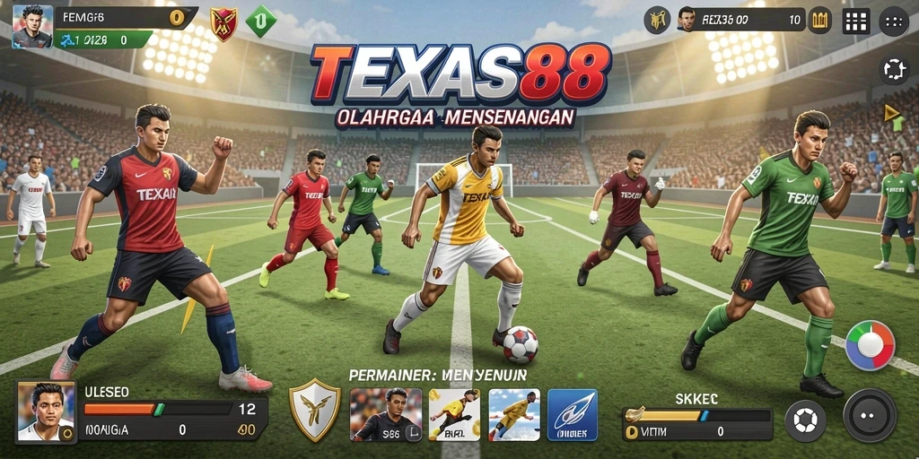 Tampilan gameplay seru dalam TEXAS88 yang menampilkan olahraga langsung.