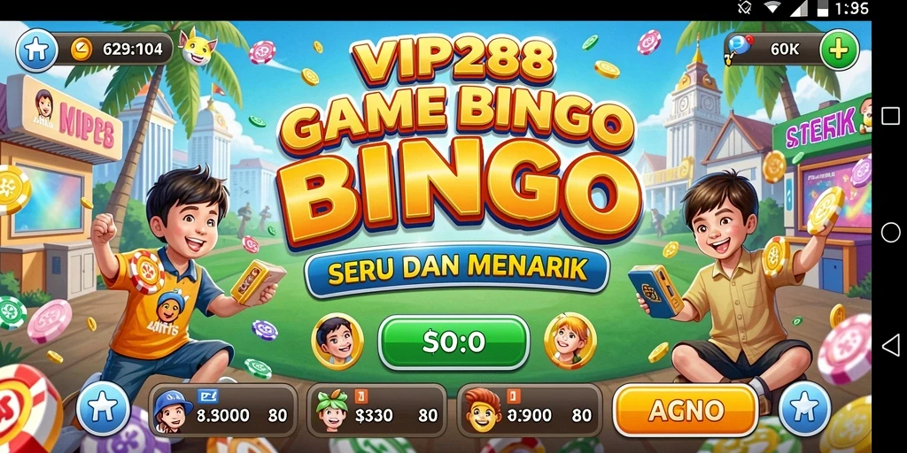Tampilan gameplay menarik dari VIP288 dengan pengalaman Bingo seru.