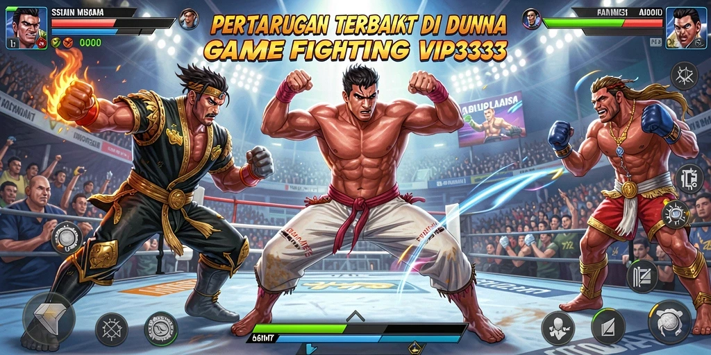 Screenshot utama menunjukkan aksi pertarungan yang mendebarkan dalam VIP333.