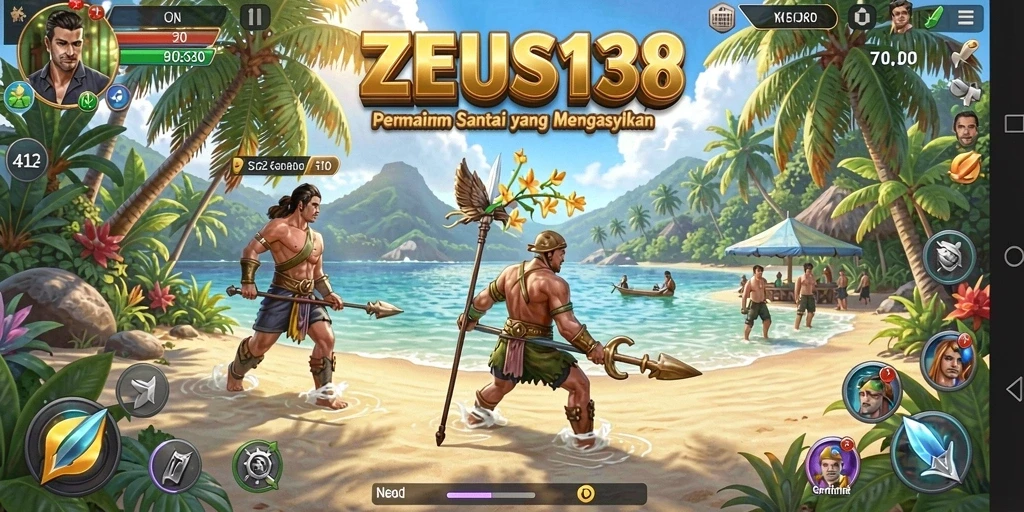Tampilan gameplay ZEUS138 yang penuh warna dan menarik.
